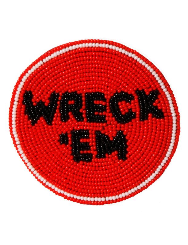Wreck em Beaded Button