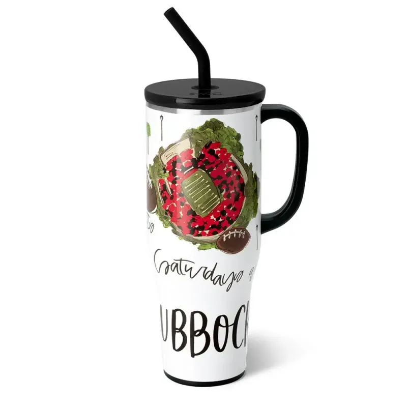 Saturdays in Lubbock Tumbler 40oz