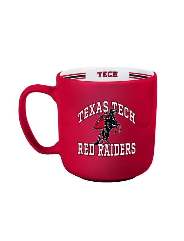 Masked Rider Red Mug with Stripes - 15 oz