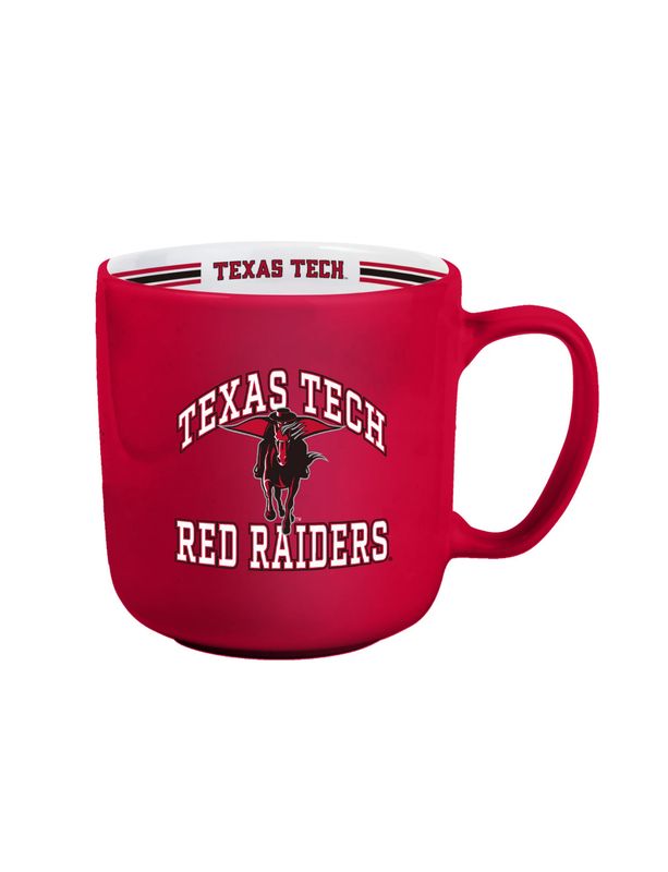 Masked Rider Red Mug with Stripes - 15 oz