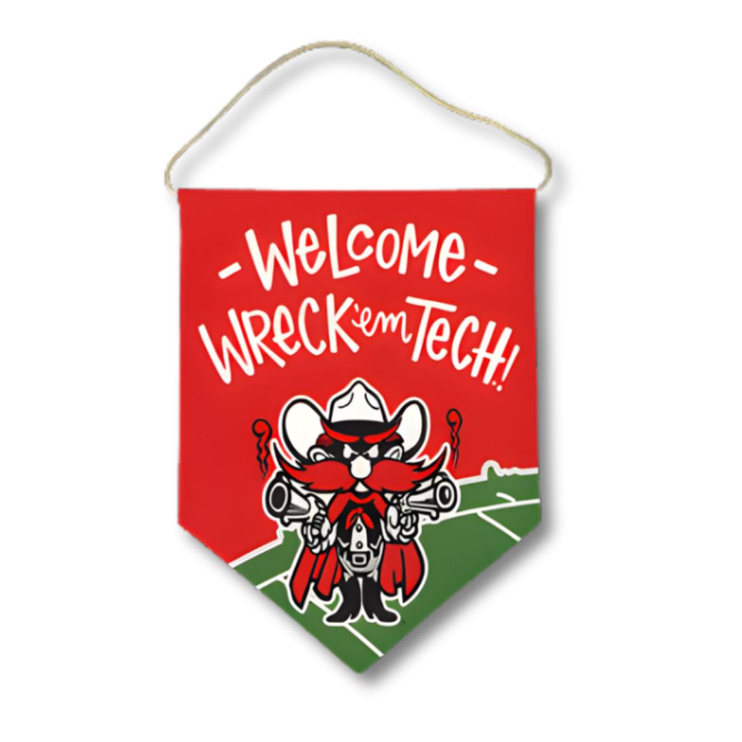 Welcome Raider Red Door Hanger