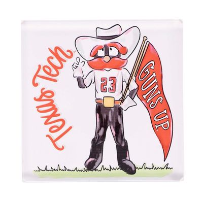 Acrylic Raider Red Paperweight
