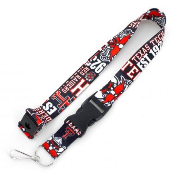 Raider Red Dynamic Detachable Lanyard