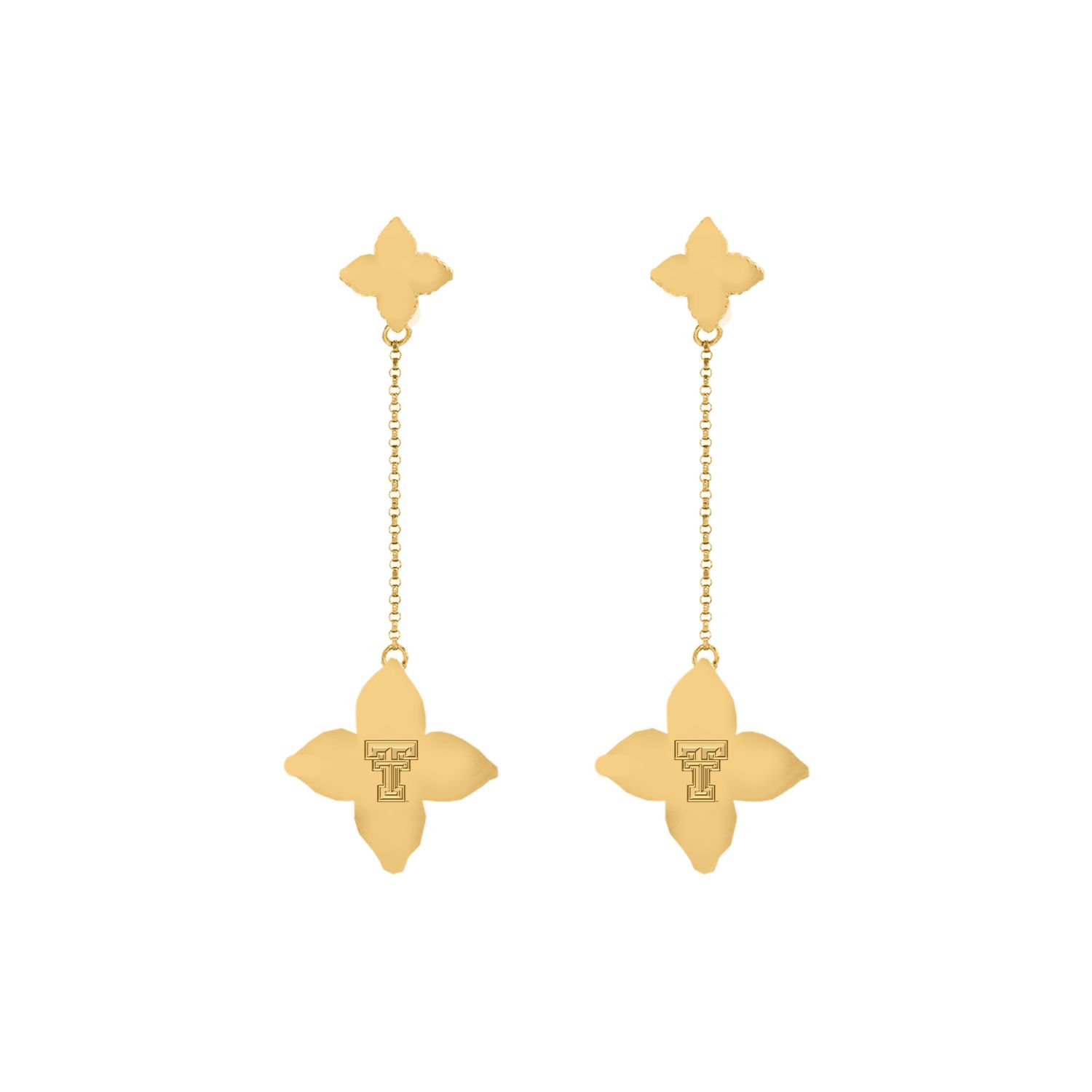 Sunny Flower Gold Earrings