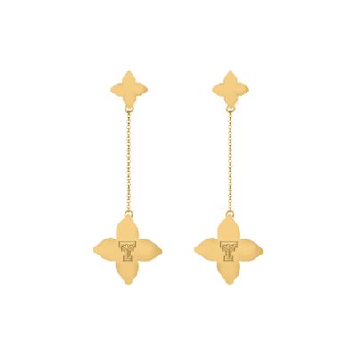Sunny Flower Gold Earrings