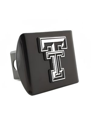 Hitch Cover Black with Classic Chrome Double T