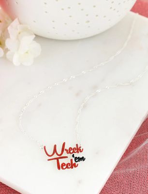 Wreck 'em Sparkle Necklace
