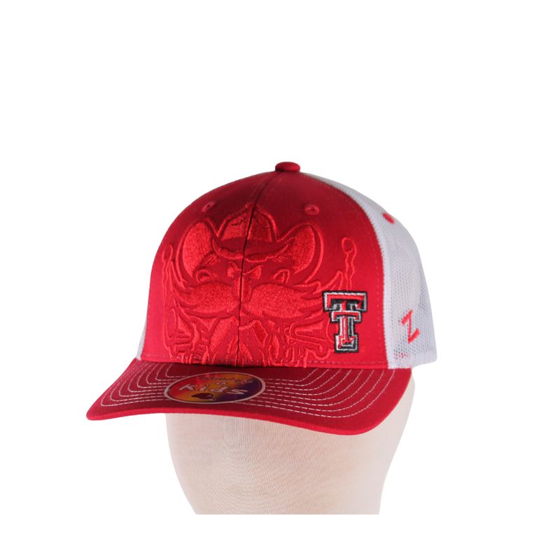 Zephyr Raider Red Youth Trucker Cap