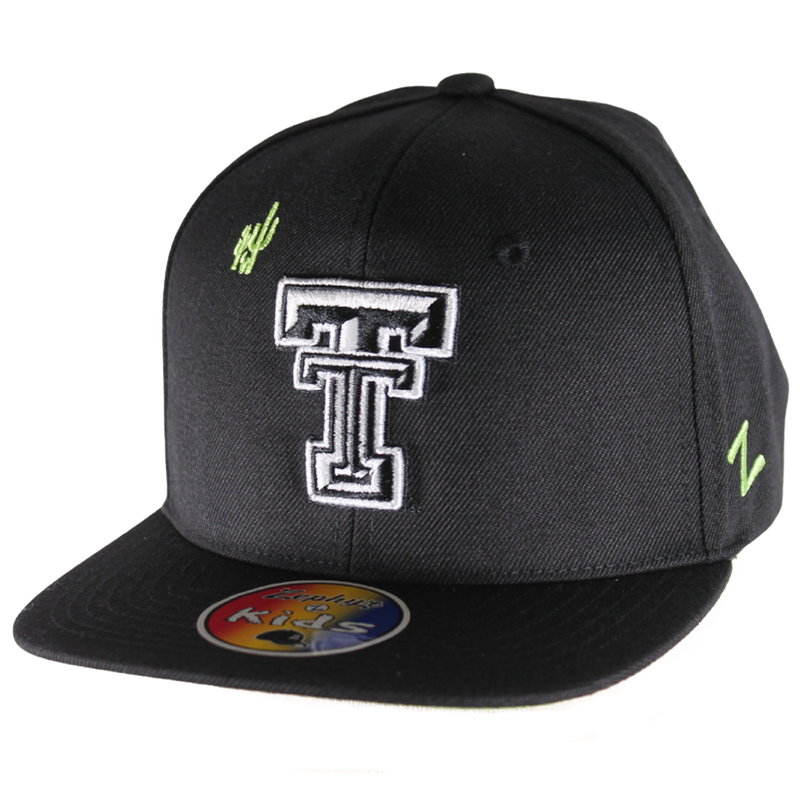 Zephyr Classic Cactus Black Flatbill Cap