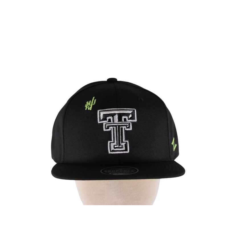 Zephyr Classic Cactus Black Flatbill Cap