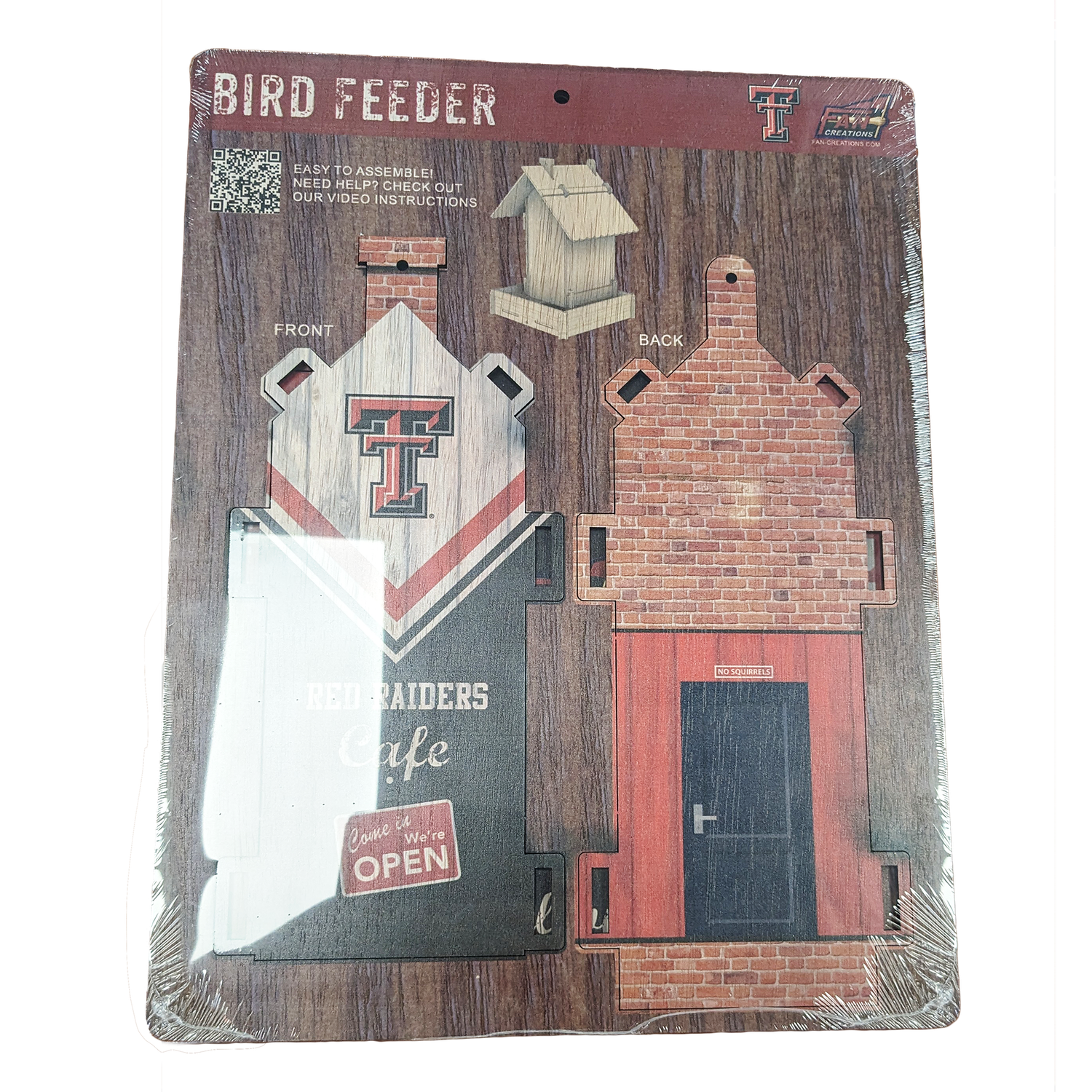 Build It Red Raider Cafe Bird Feeder