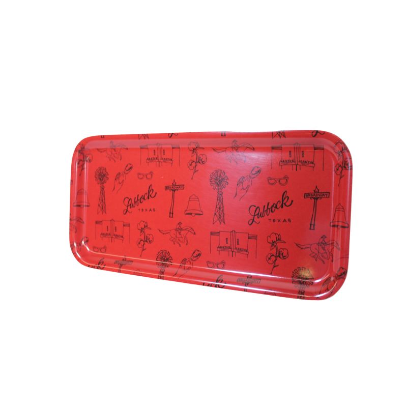 College Toile Valet Tray