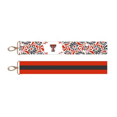 Floral Stripe Reversible Purse Strap