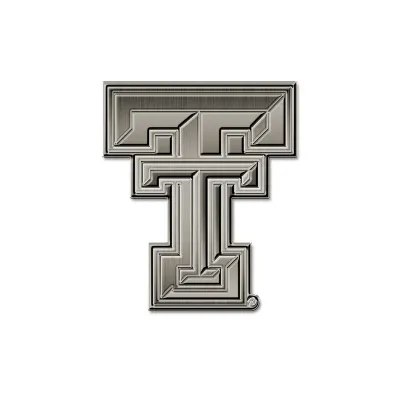 Antique Nickel Double T Auto Emblem