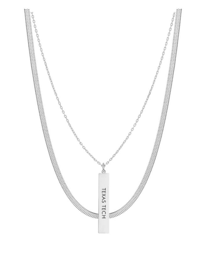 Kona 2 Layer Silver Necklace