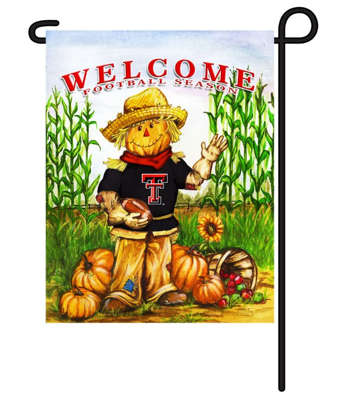 Garden Flag Harvest Scarecrow