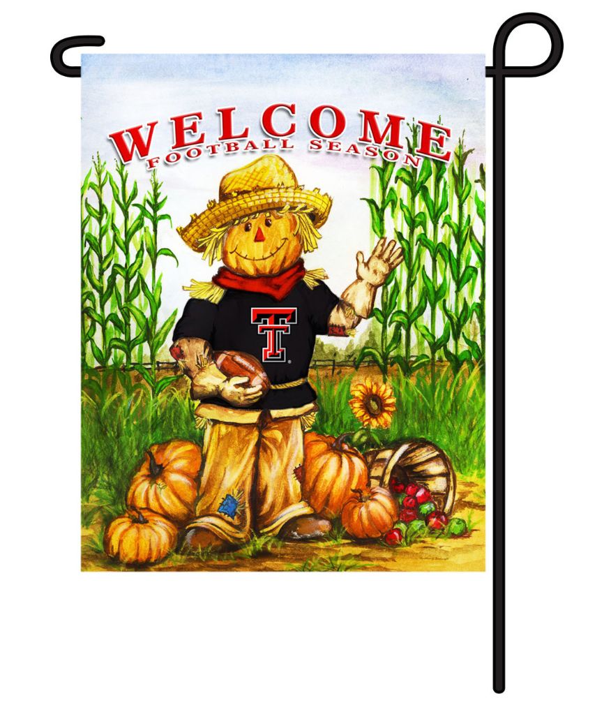 Garden Flag Harvest Scarecrow