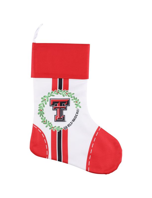 Wreath Red Raider Stocking