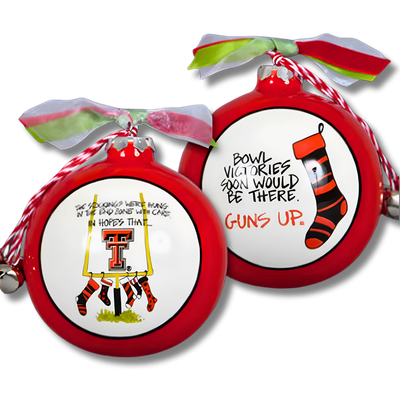 Stockings Guns Up Ornament