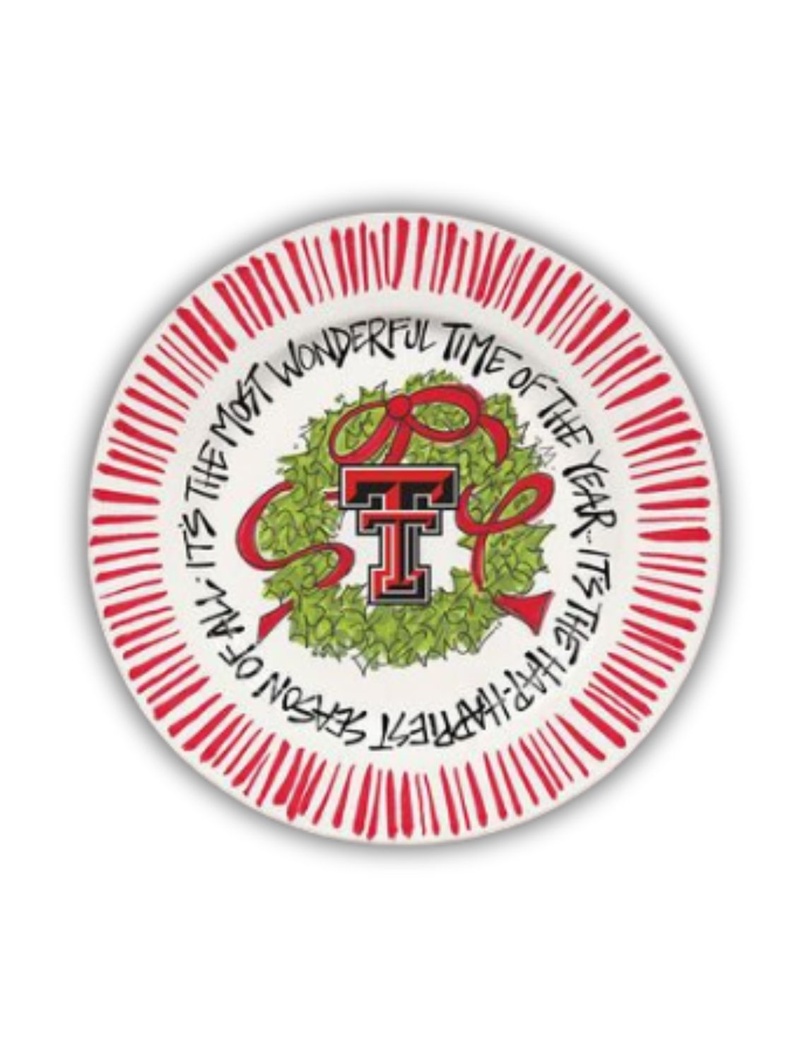 Most Wonderful Time Round Plate