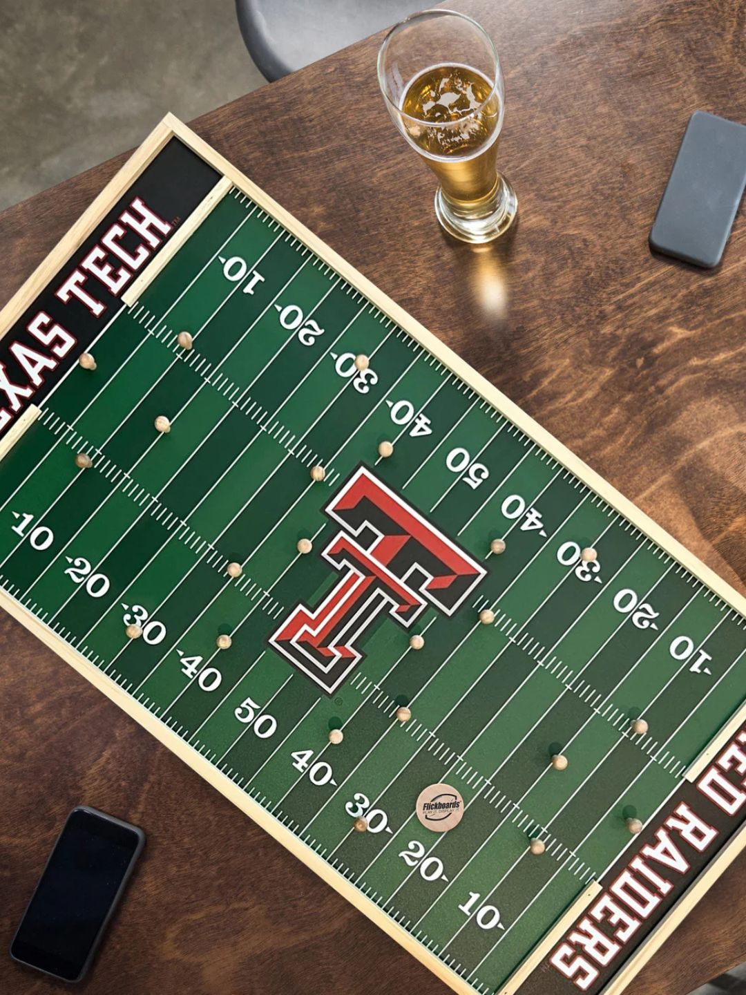 Flickboard Table Top Football Game