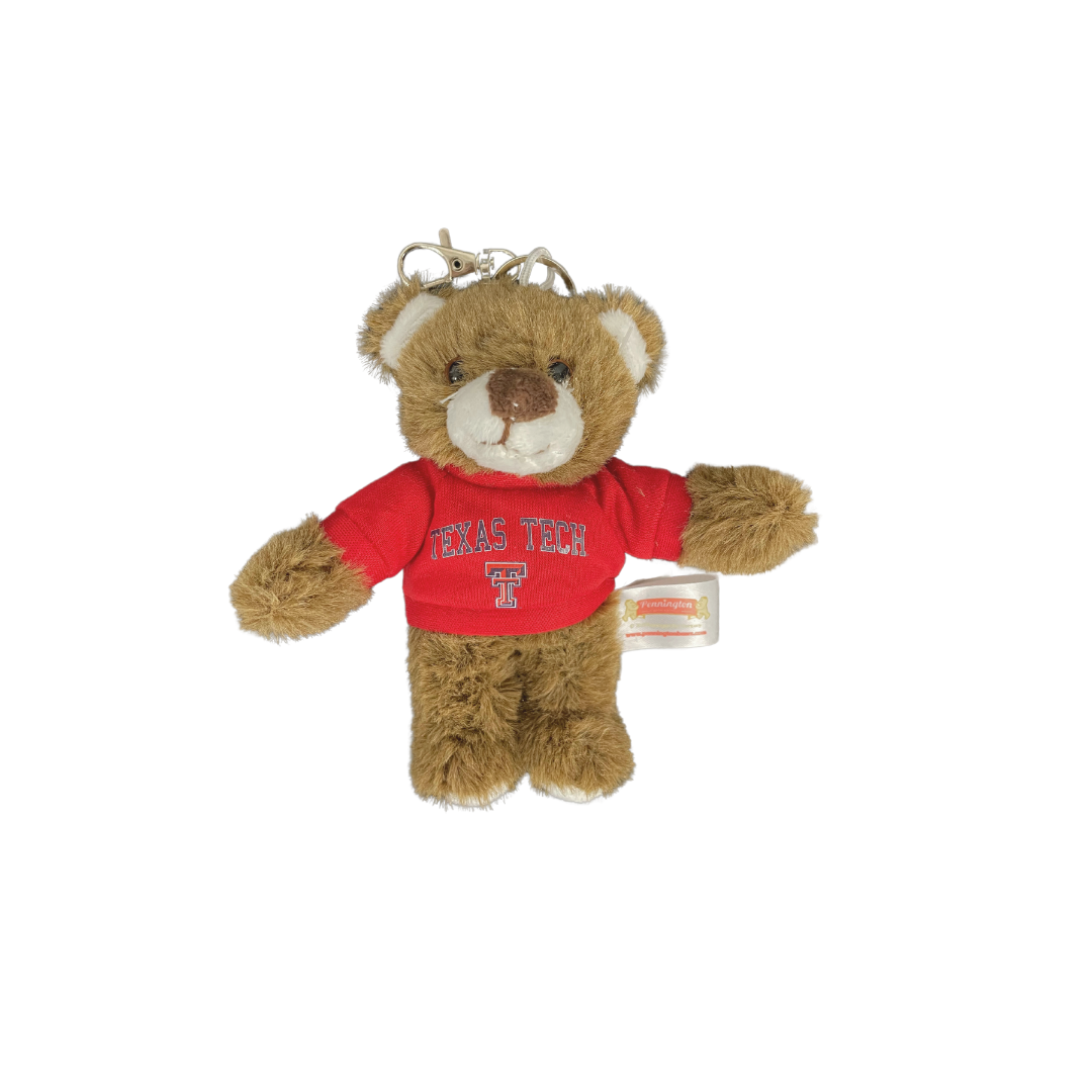Shaggy Bear Keychain 4"