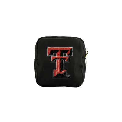 Varsity Patch Accessory Pouch - Black