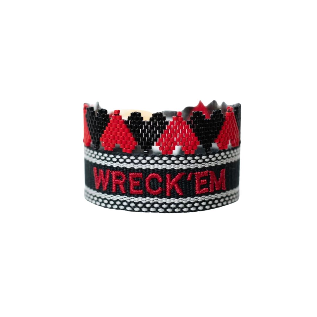 Beaded Hearts Claire Tie Bracelet