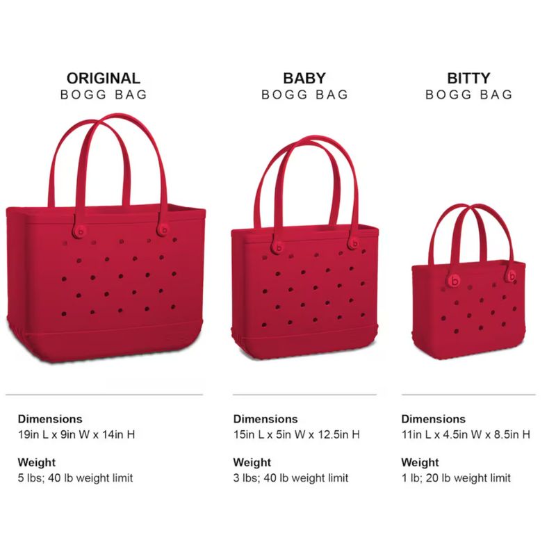 Double T Red Bogg Bag - SM