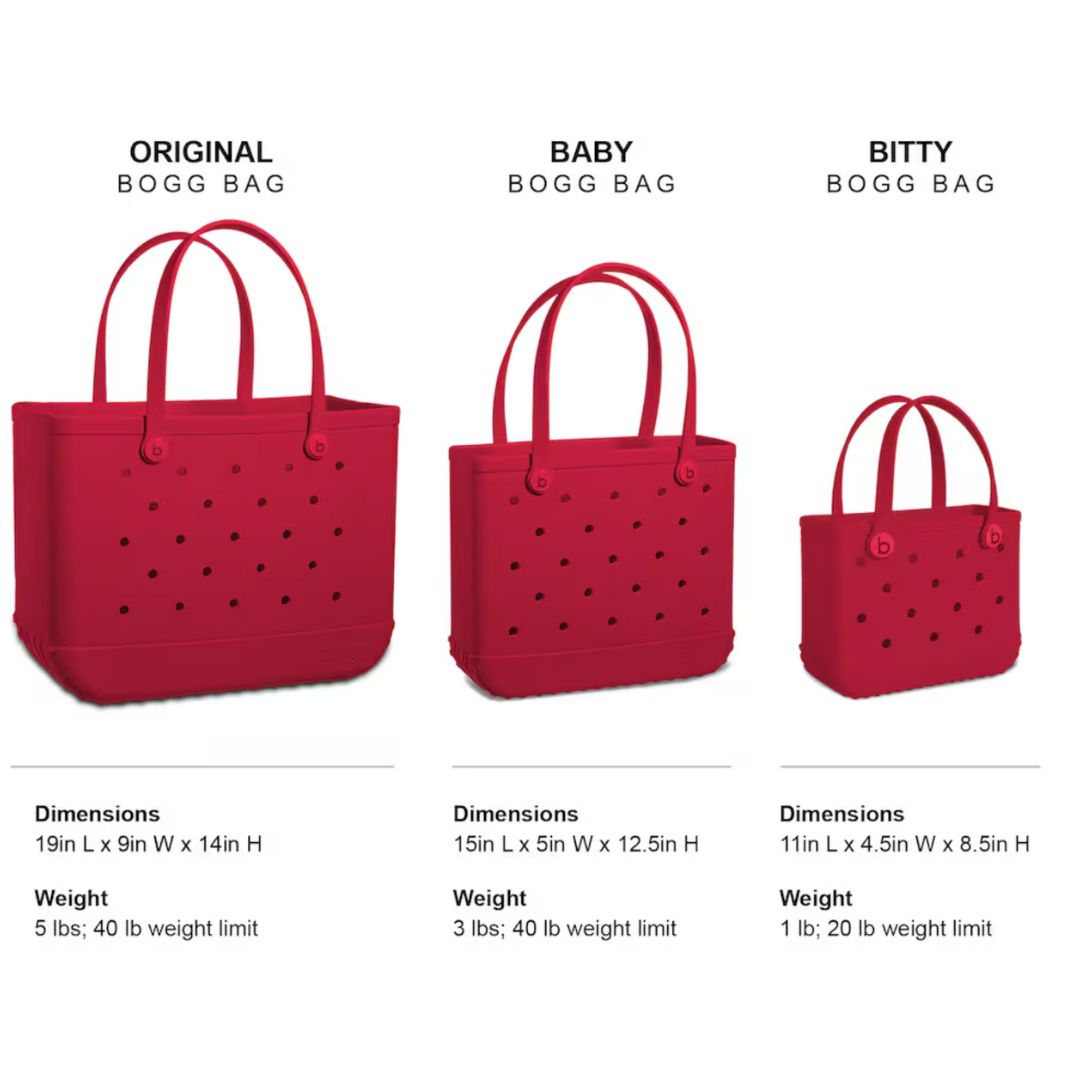 Double T Red Bogg Bag - SM