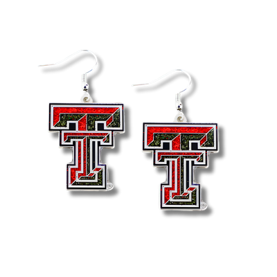 Glitter Dazzle Double T Earrings