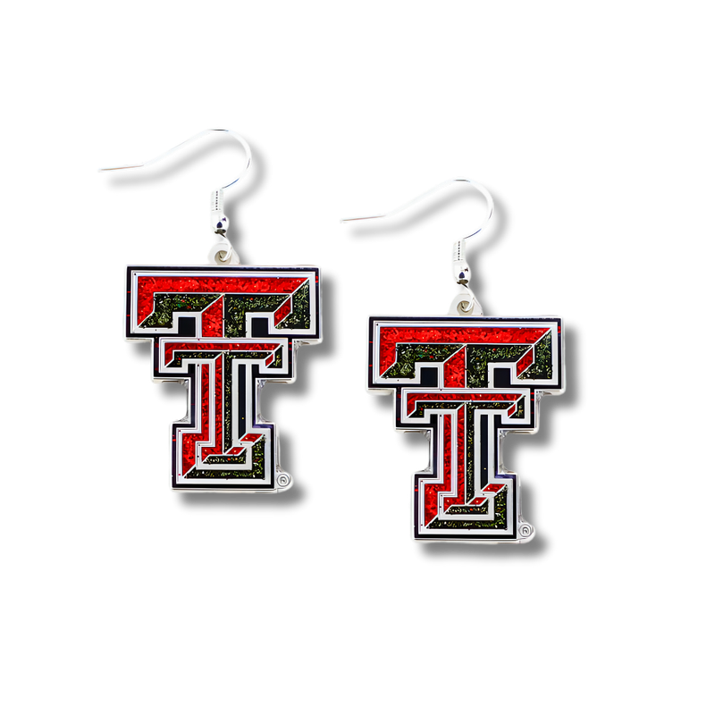 Glitter Dazzle Double T Earrings