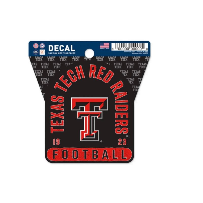 Oval Football Logos Decal 3x4