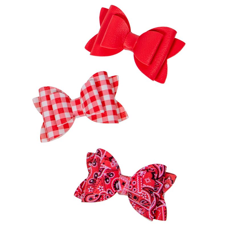 Clip On Bow Set of Three