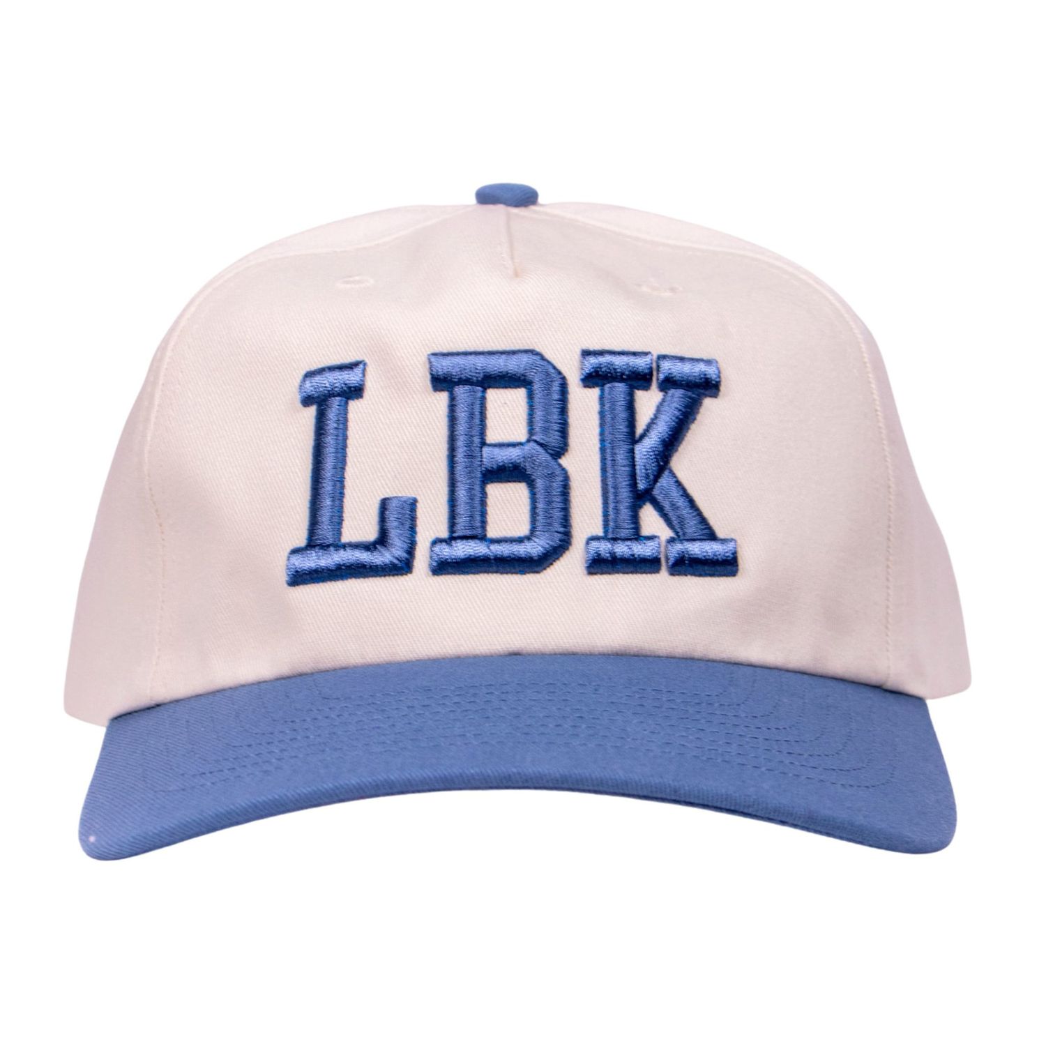 LBK Lubbock Cap - Cream/Light Blue