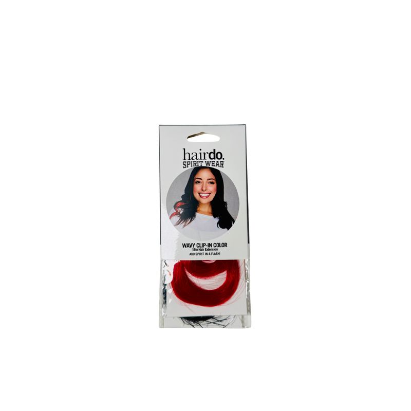 Spirit Hair Clip - Wavy Red &amp; Black