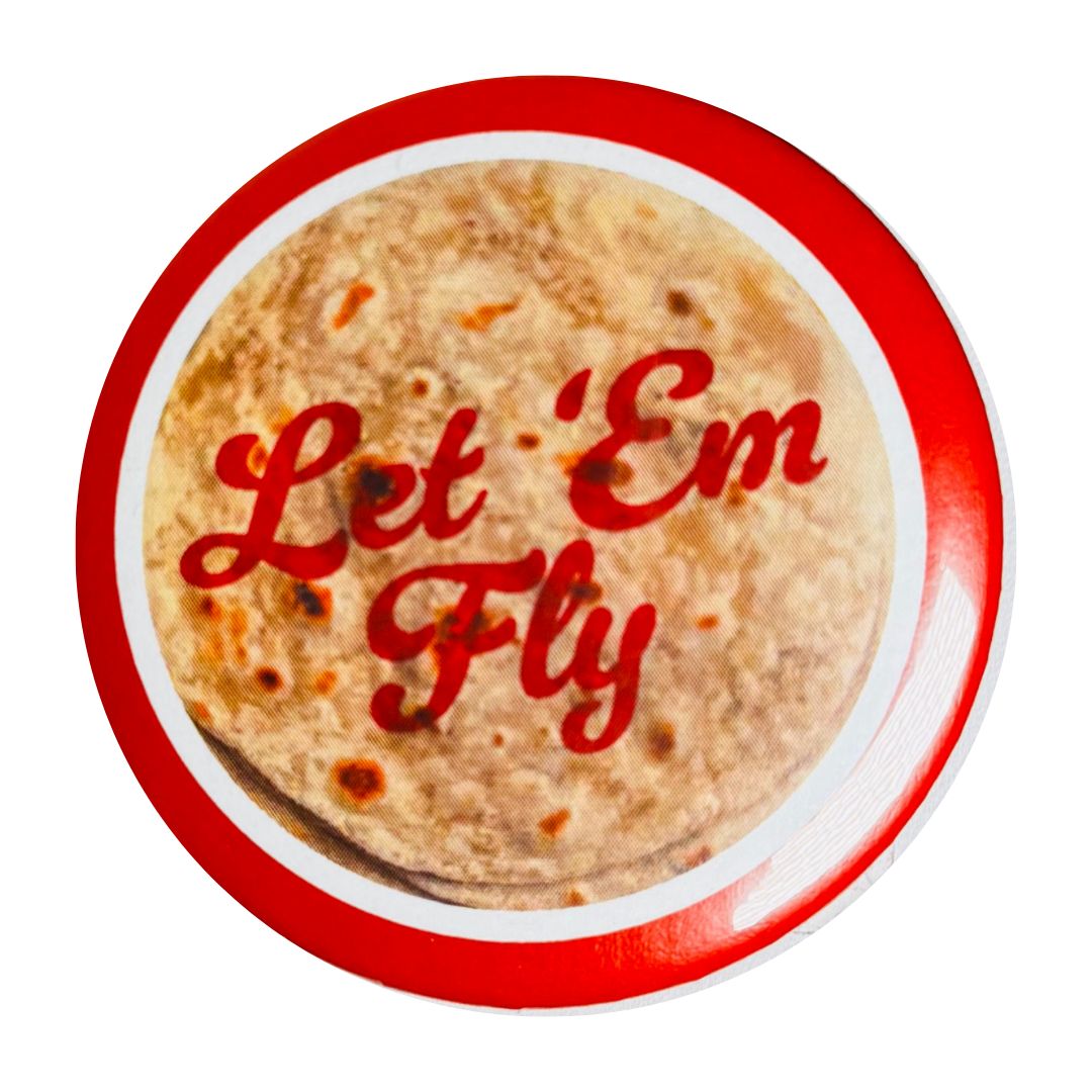 Game Day Button Tortilla Fly - 2”