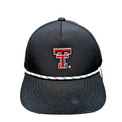 Double T Youth Rope Cap - Black/White