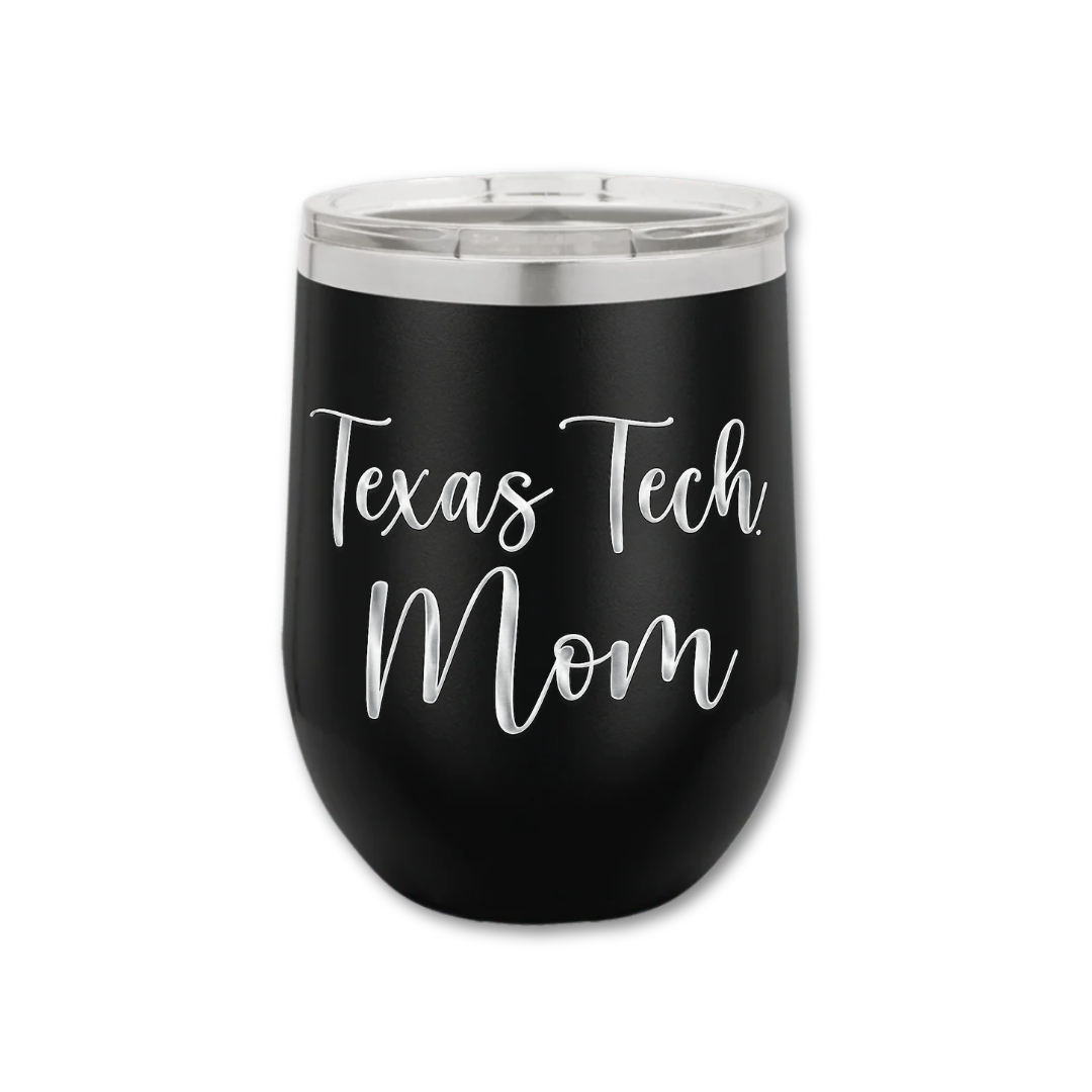 Polar Camel 12oz Mom Wine Tumbler - White