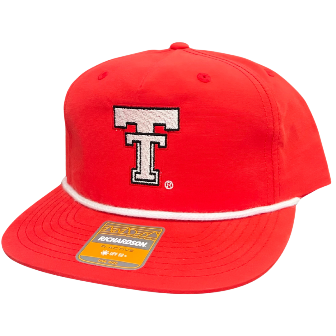 Gramps Rope Cap - Red with White Vintage Double T
