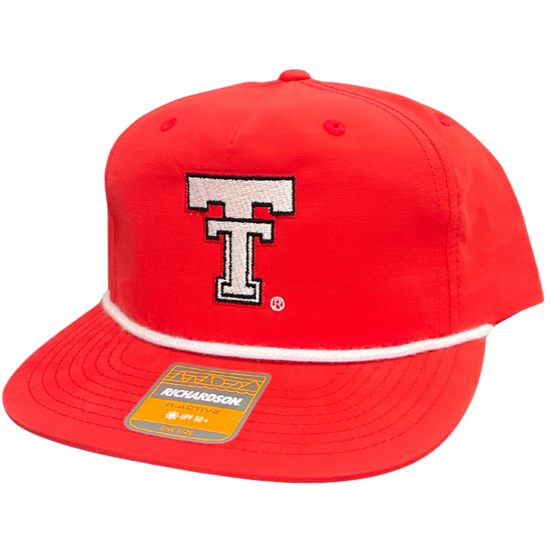 Gramps Rope Cap - Red with White Vintage Double T