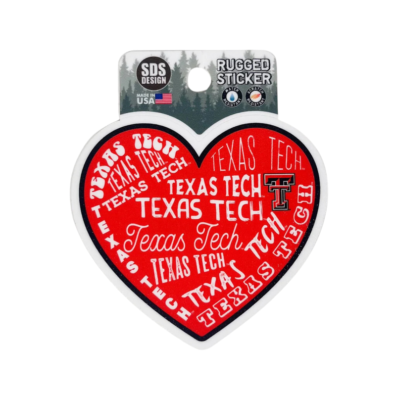 Word Heart Sticker