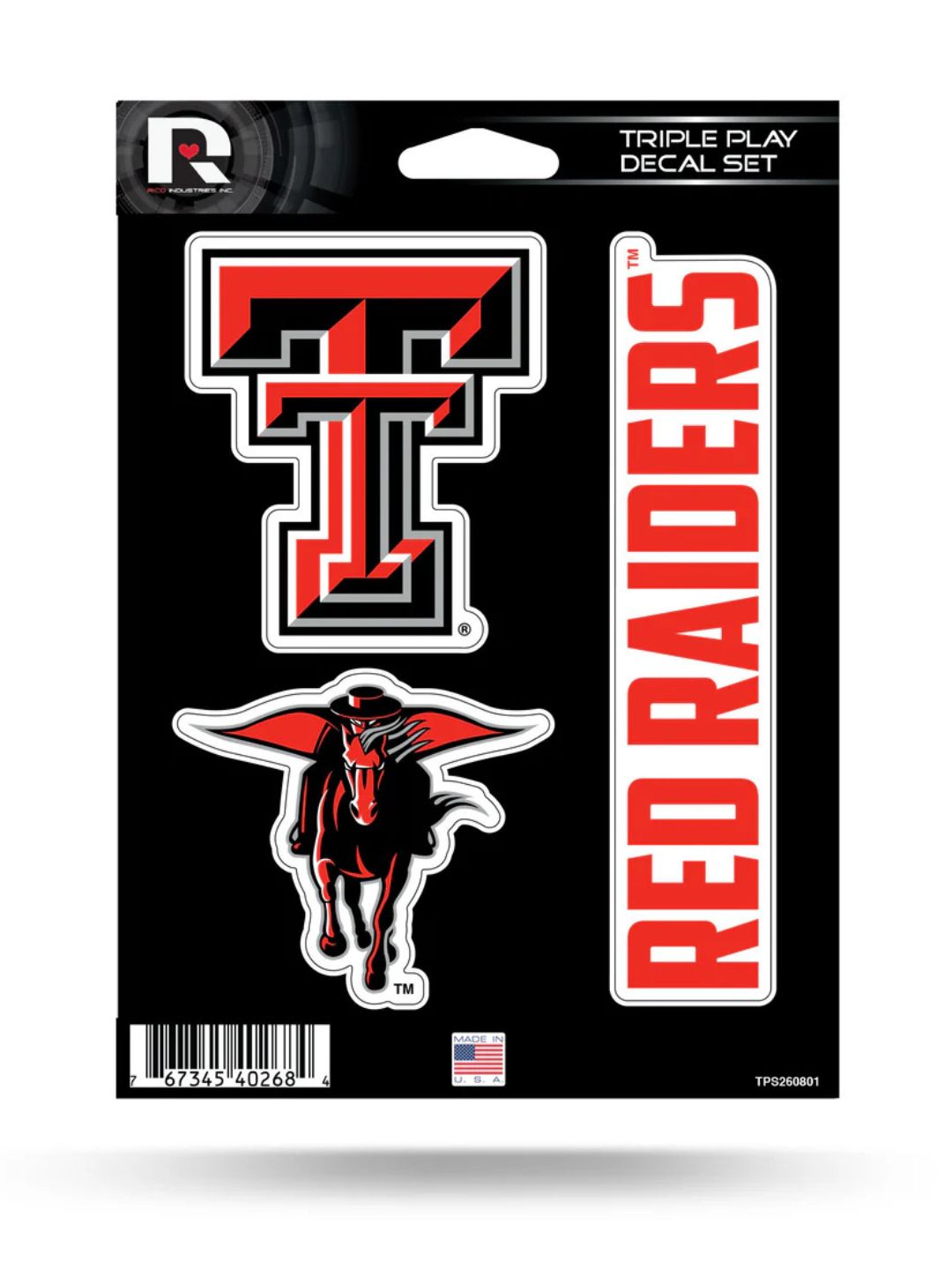 Triple Play 3 Pack Decal Set