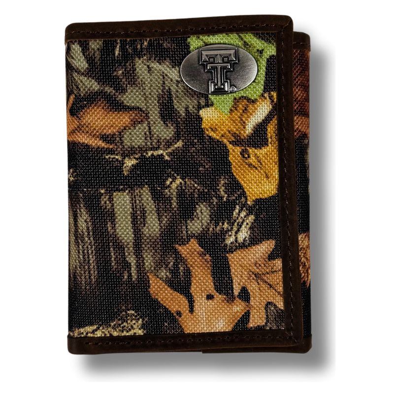Nylon Tri-fold Concho Wallet - Fence Row Camo