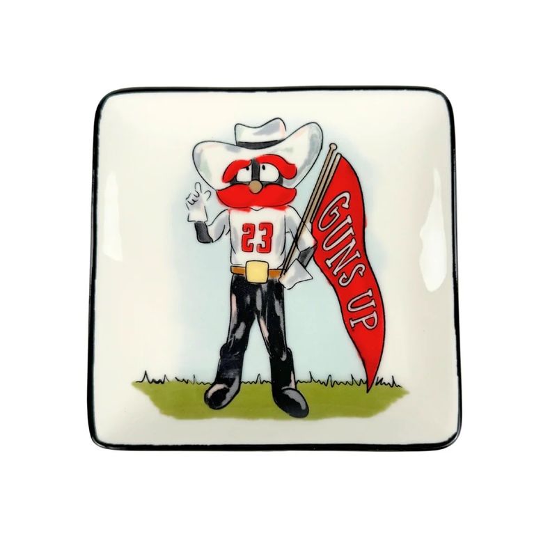 Raider Red Guns Up Trinket Tray