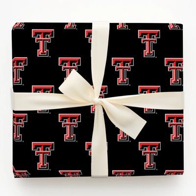 Double T Black Wrapping Paper - 6 Feet