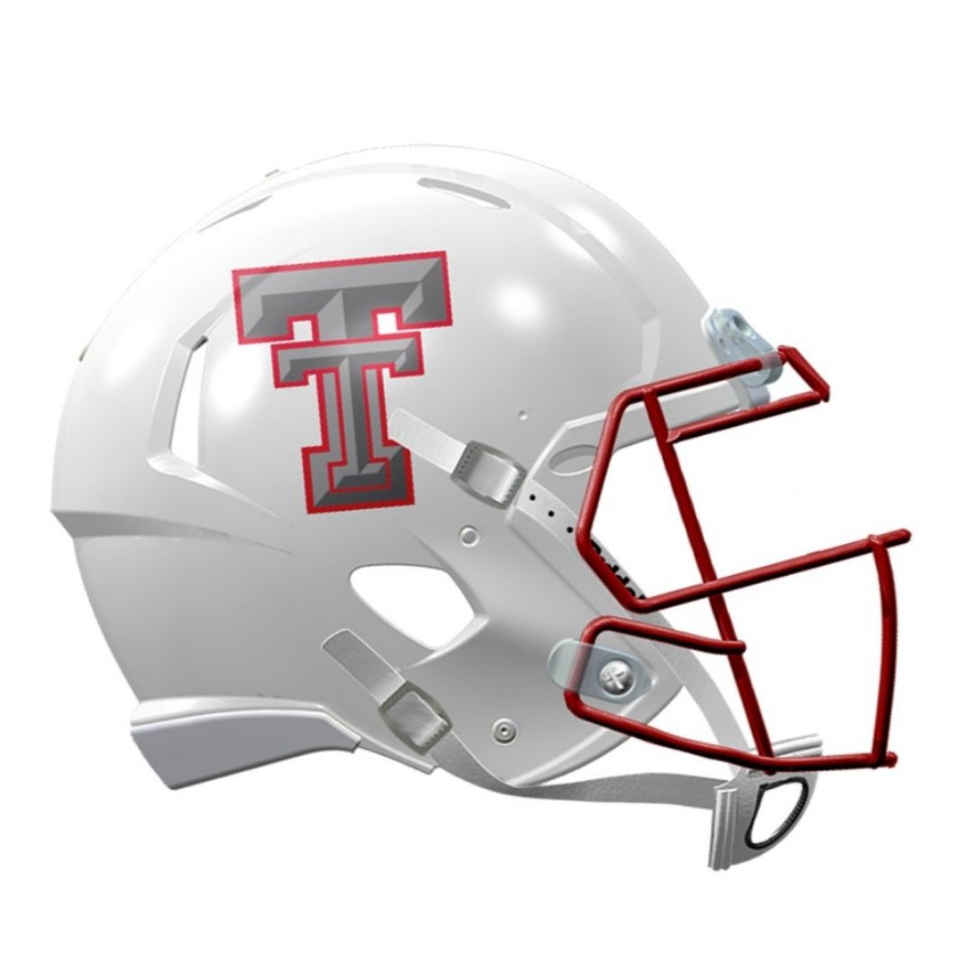 Galvanized Mini Football Helmet - White