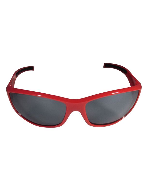 Red Wrap Sunglasses with Rubber Grip