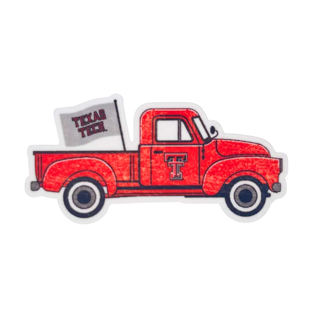 Texas Tech Pick Up Truck Sticker