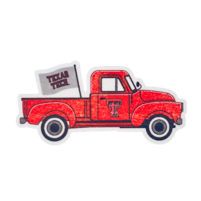 Texas Tech Pick Up Truck Sticker